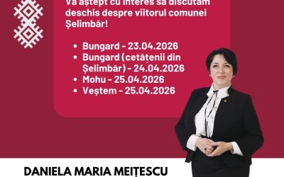 Invitație la dialog deschis pentru locuitorii comunei Șelimbăr